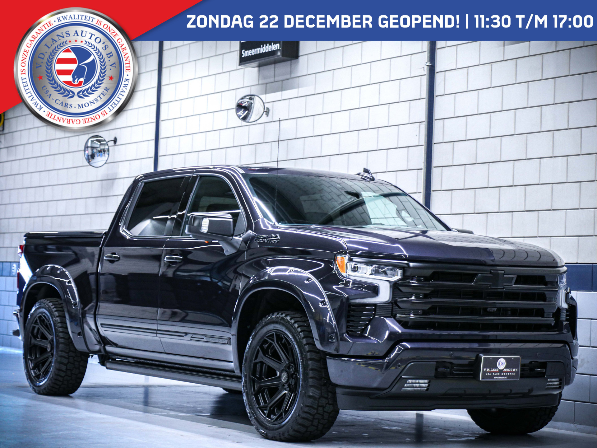 Foto van Chevrolet Silverado 1500 High Country | Black Ops Dark Ash Metallic